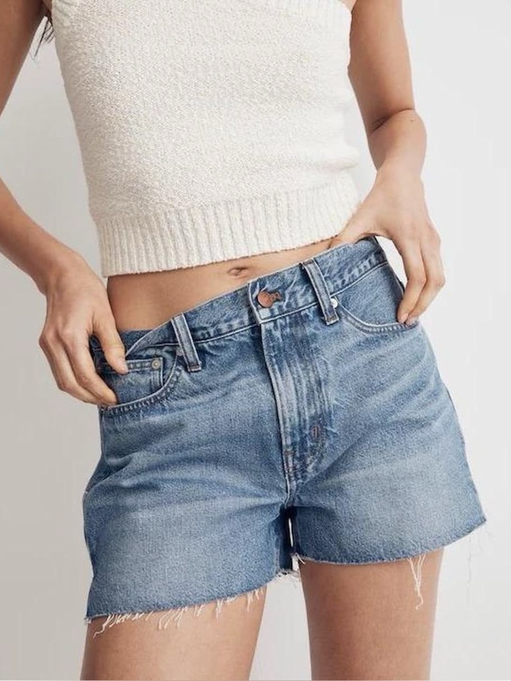 Madewell Light Blue Denim Jean Shorts